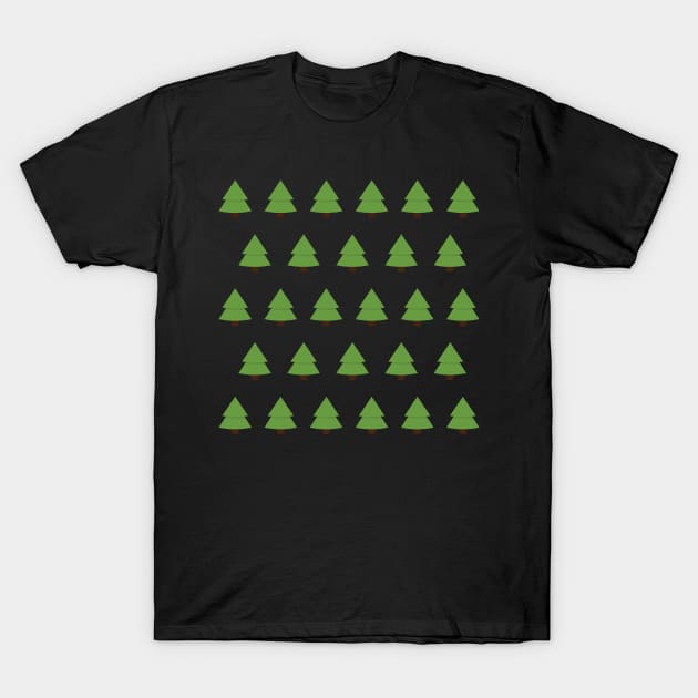 Green Tree T-Shirt by HalamoDesigns